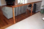 wood and Iron balusters