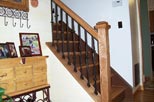 wood and Iron banister
